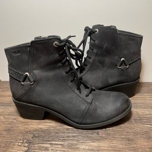 Teva Foxy Lace Up Waterproof Heeled Ankle Boots Women’s Size 11